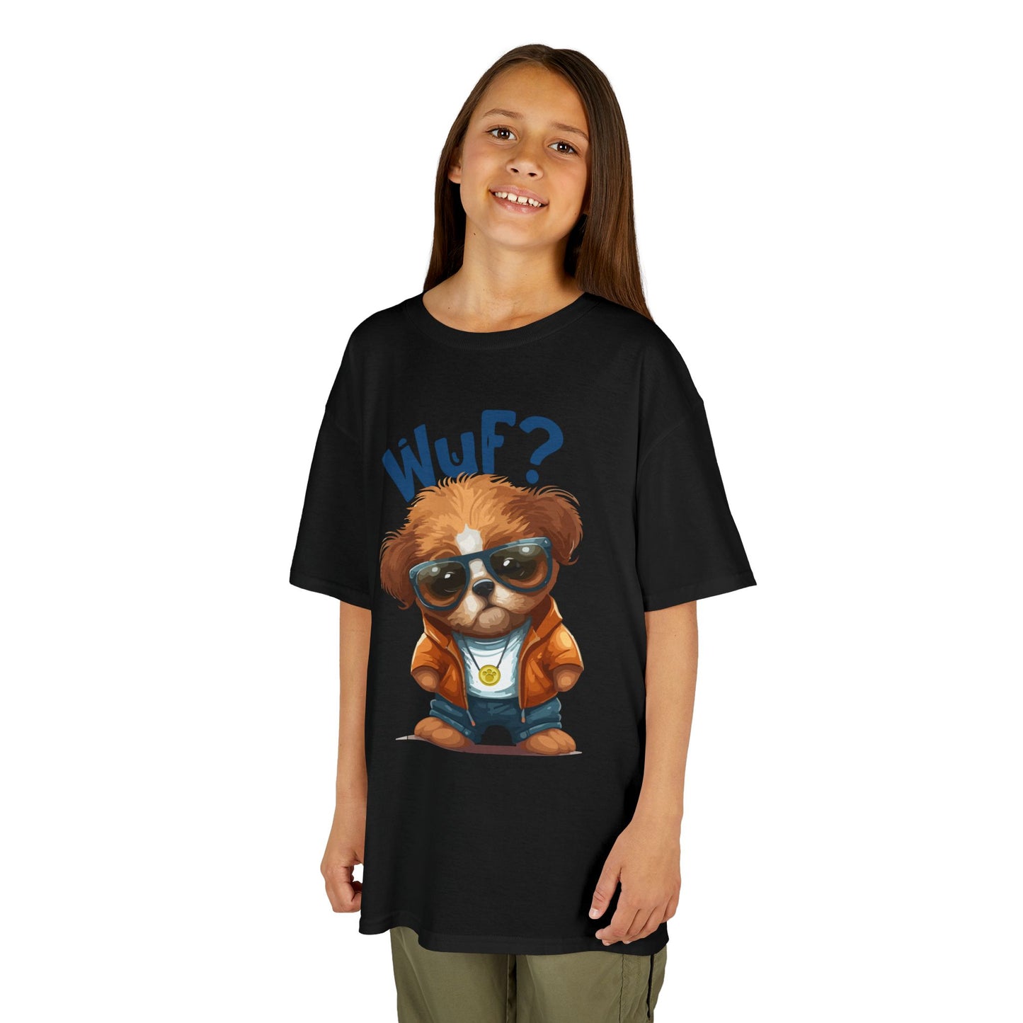 Kids Heavy Cotton™ Tee Wuf?