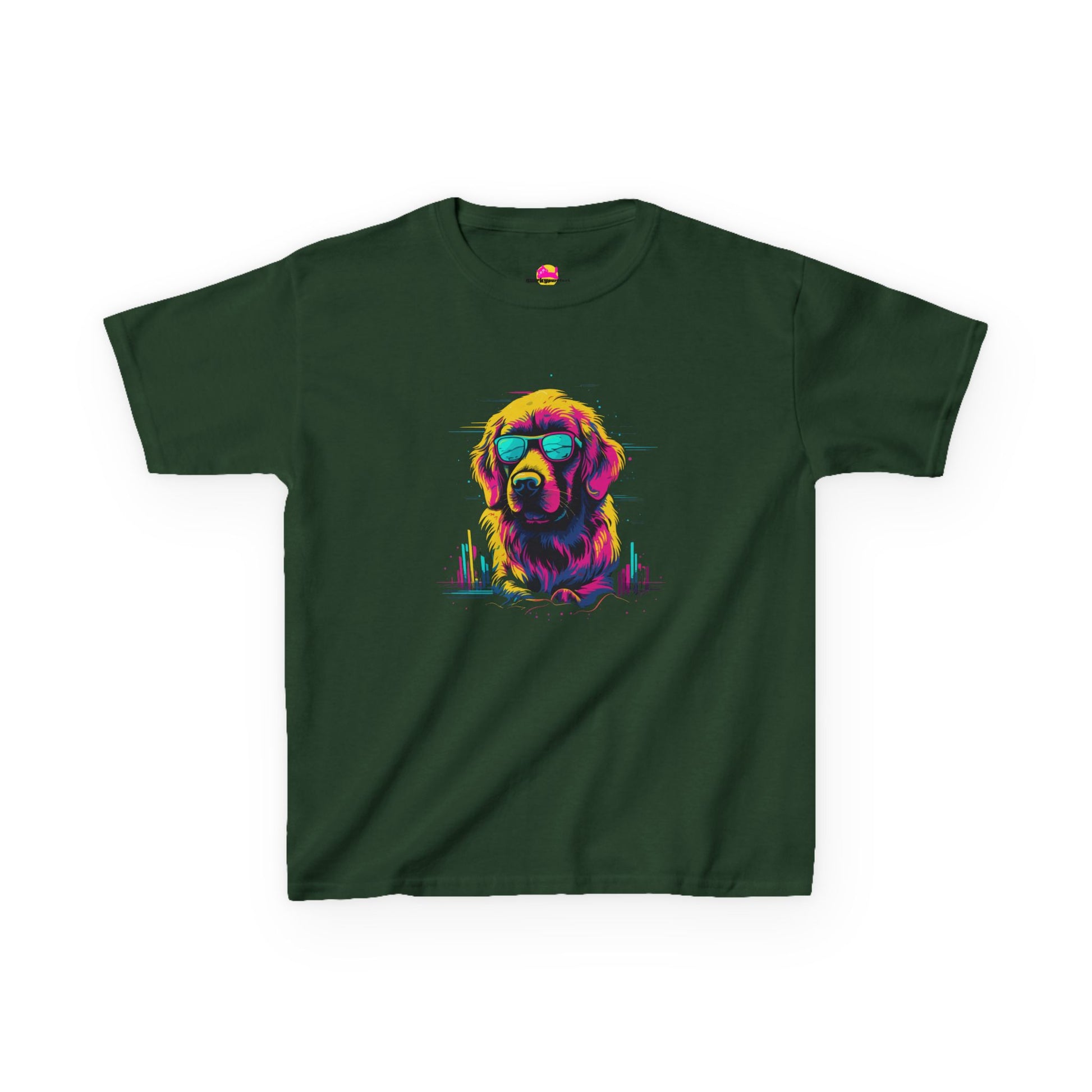 Cosmic Canine Cool Shades and Skylines T-Shirt alternate product view 6