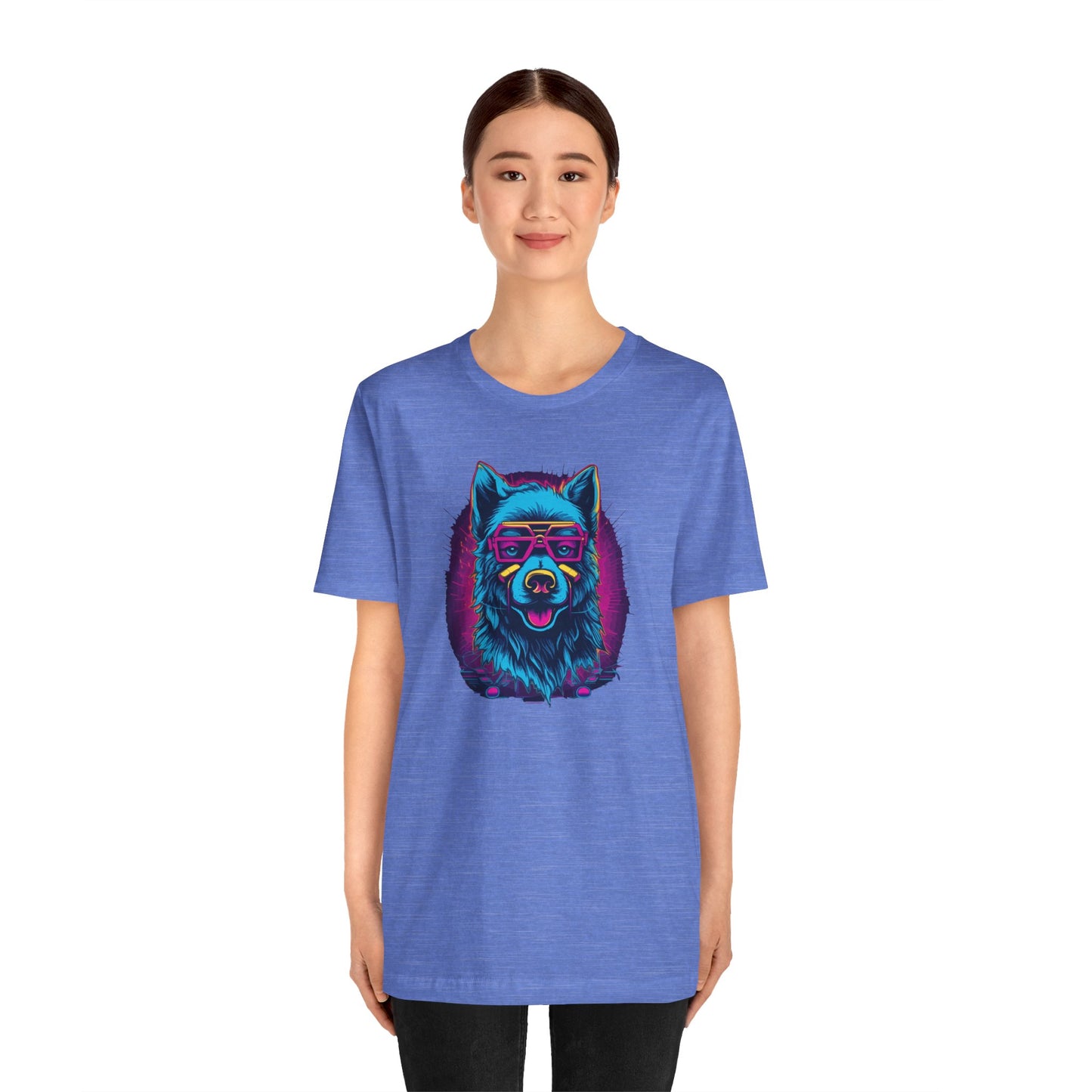 Wisdom in the Cosmos: Celestial Vision of the Cosmic Wolf T-Shirt