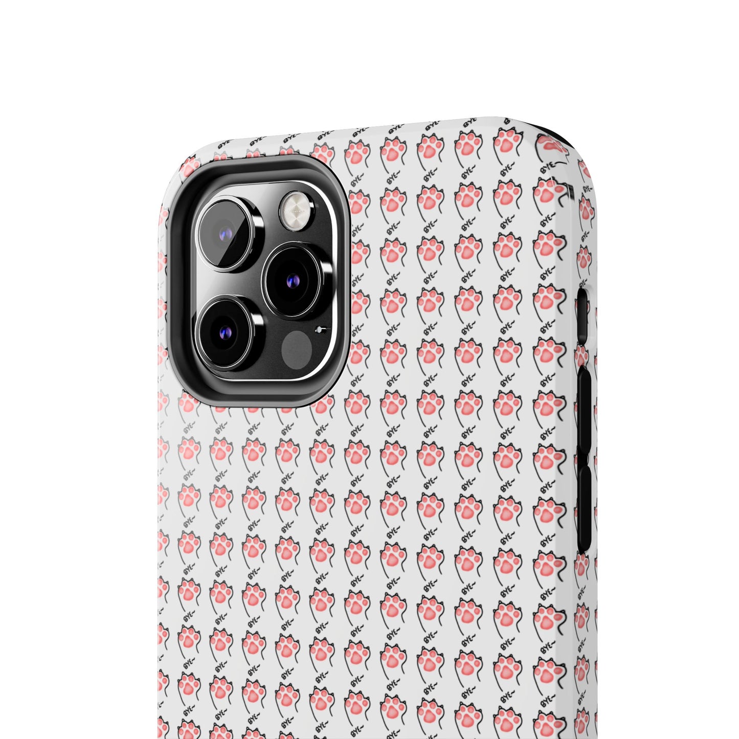 Cute Cat Paw Waving Bye Tough Phone Case