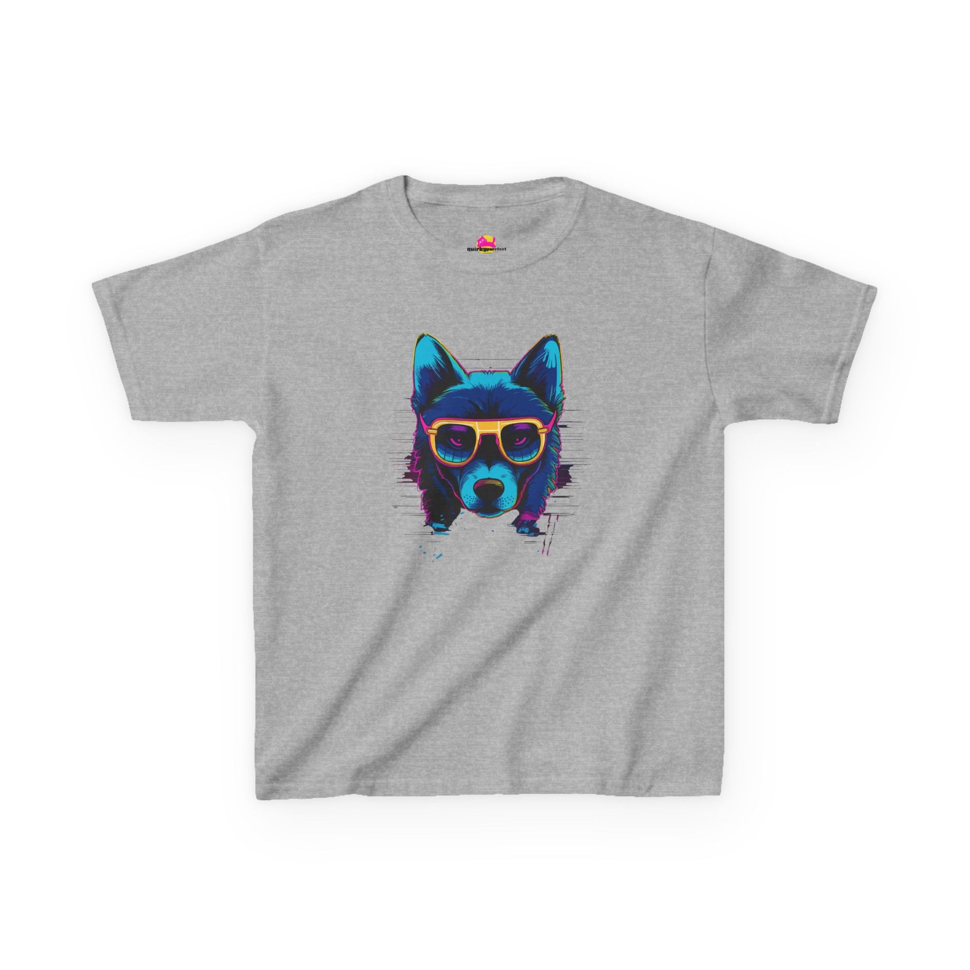 Cosmic Steel Wolf Kids Tee alternate product view 3