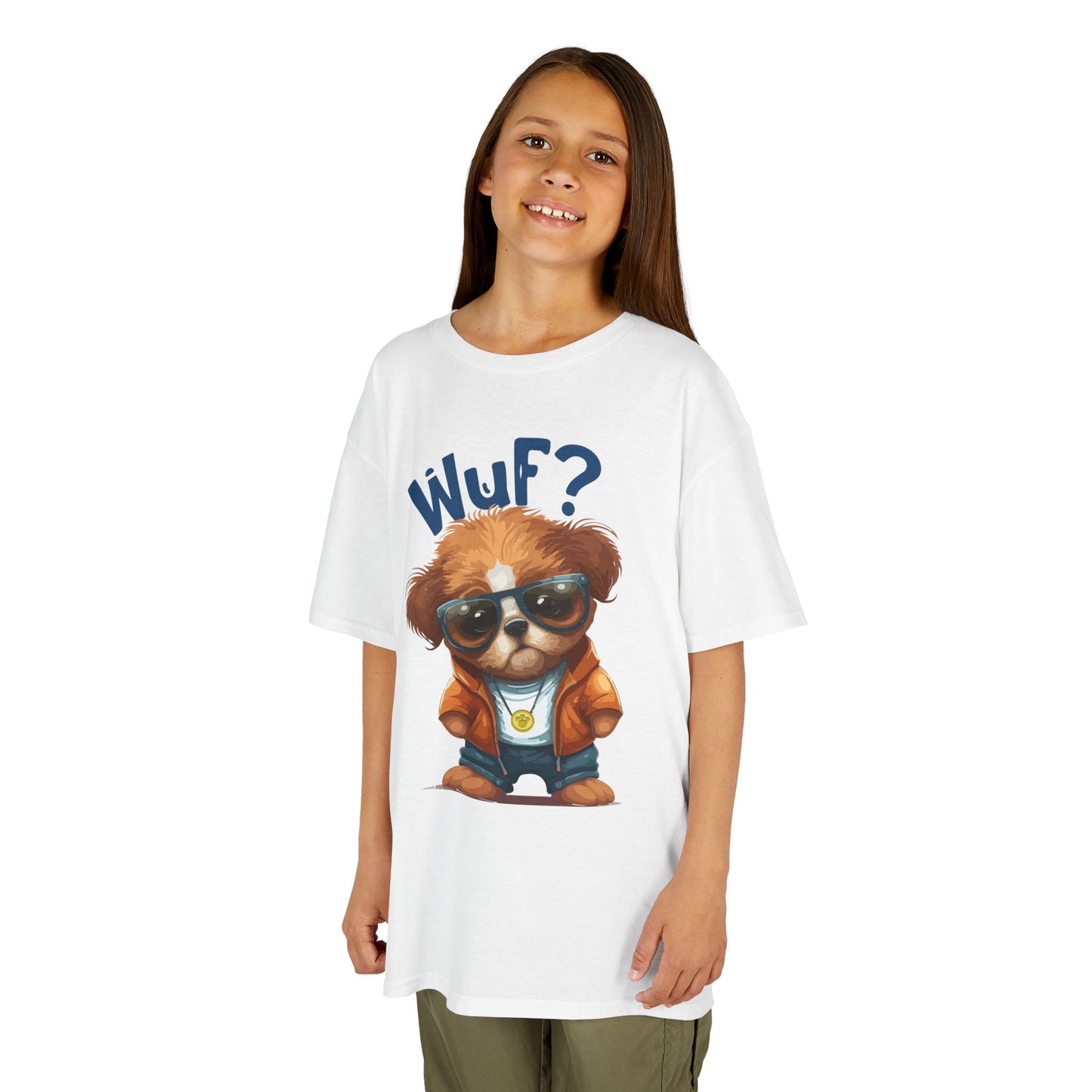 Kids Heavy Cotton™ Tee Wuf?