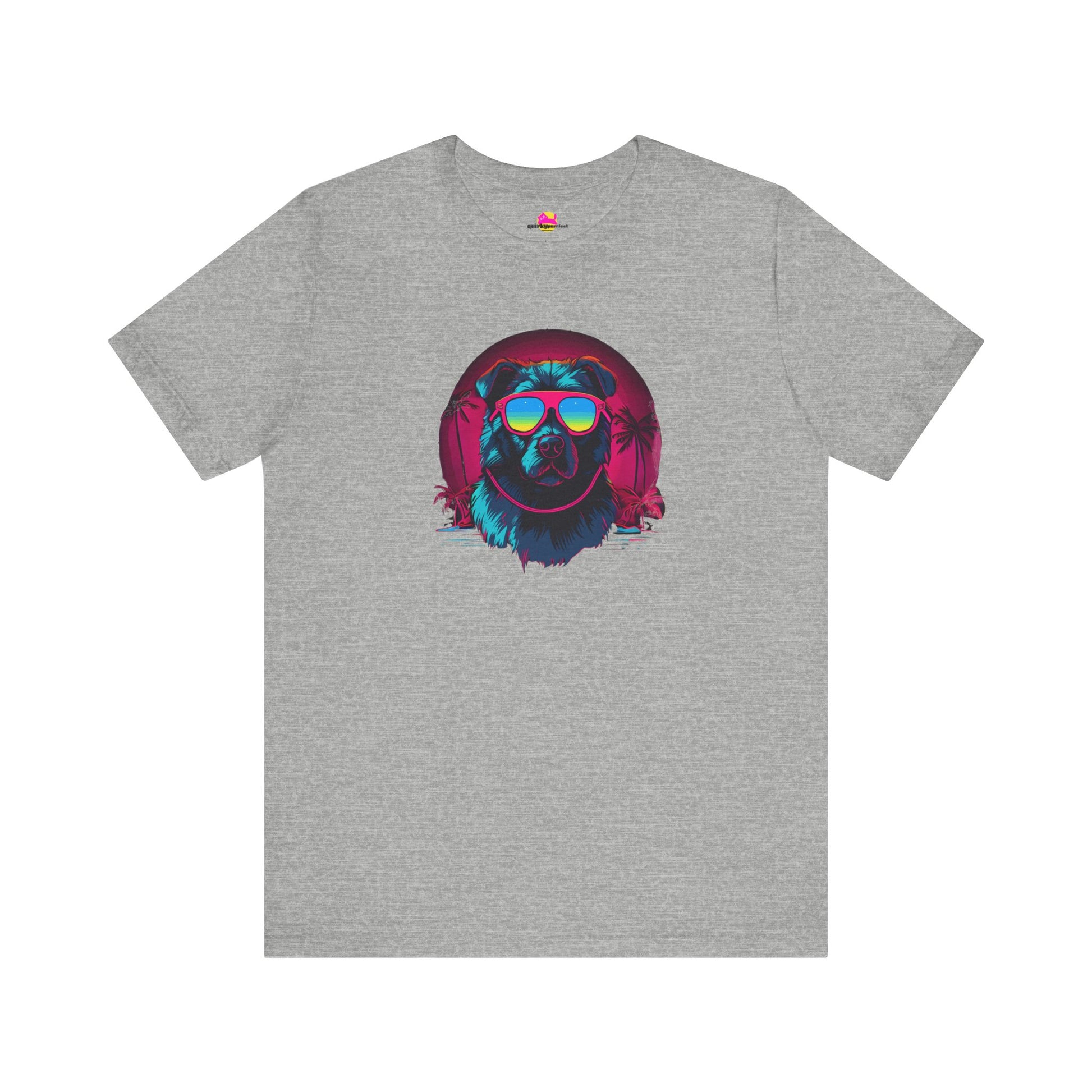 Sunkissed Pup Tropical Vibes and Canine Cool T-Shirt alternate product view 8