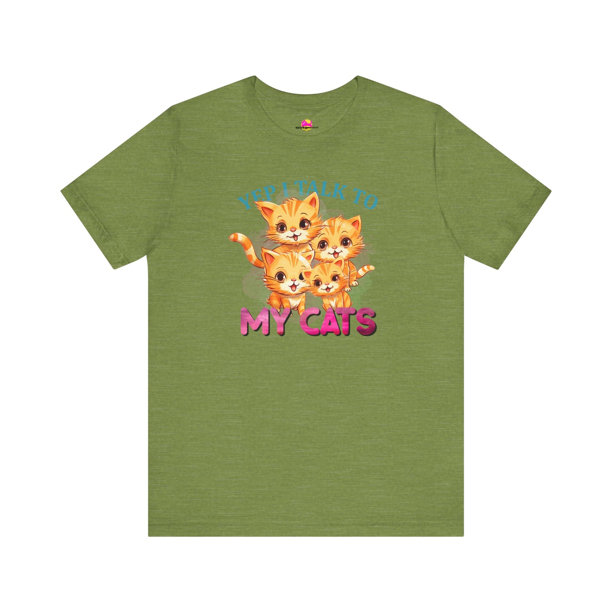 Yep, I Talk to My Cats T-Shirt alternate product view 6