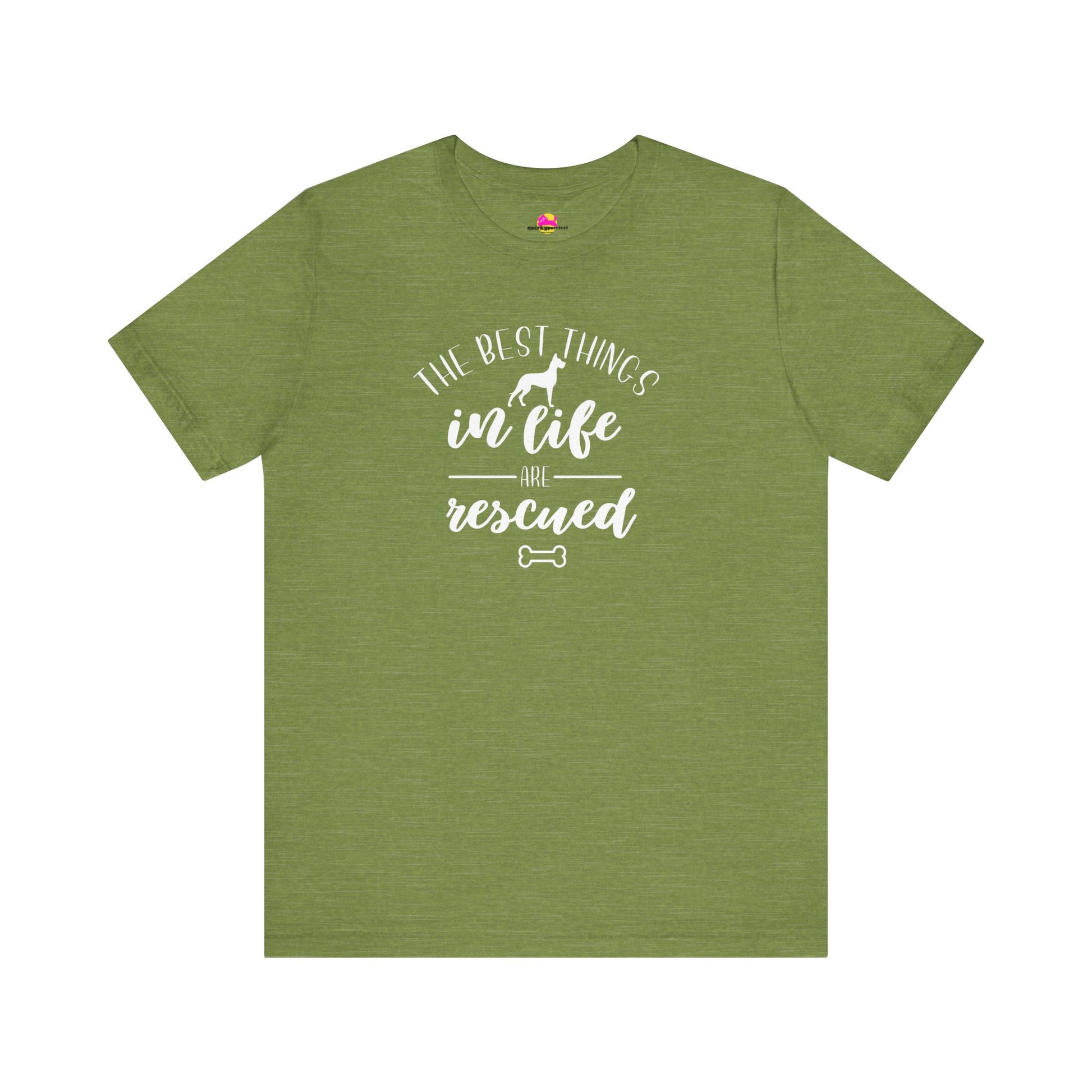 The Best Things In Life Are Rescued T-Shirt alternate product view 6