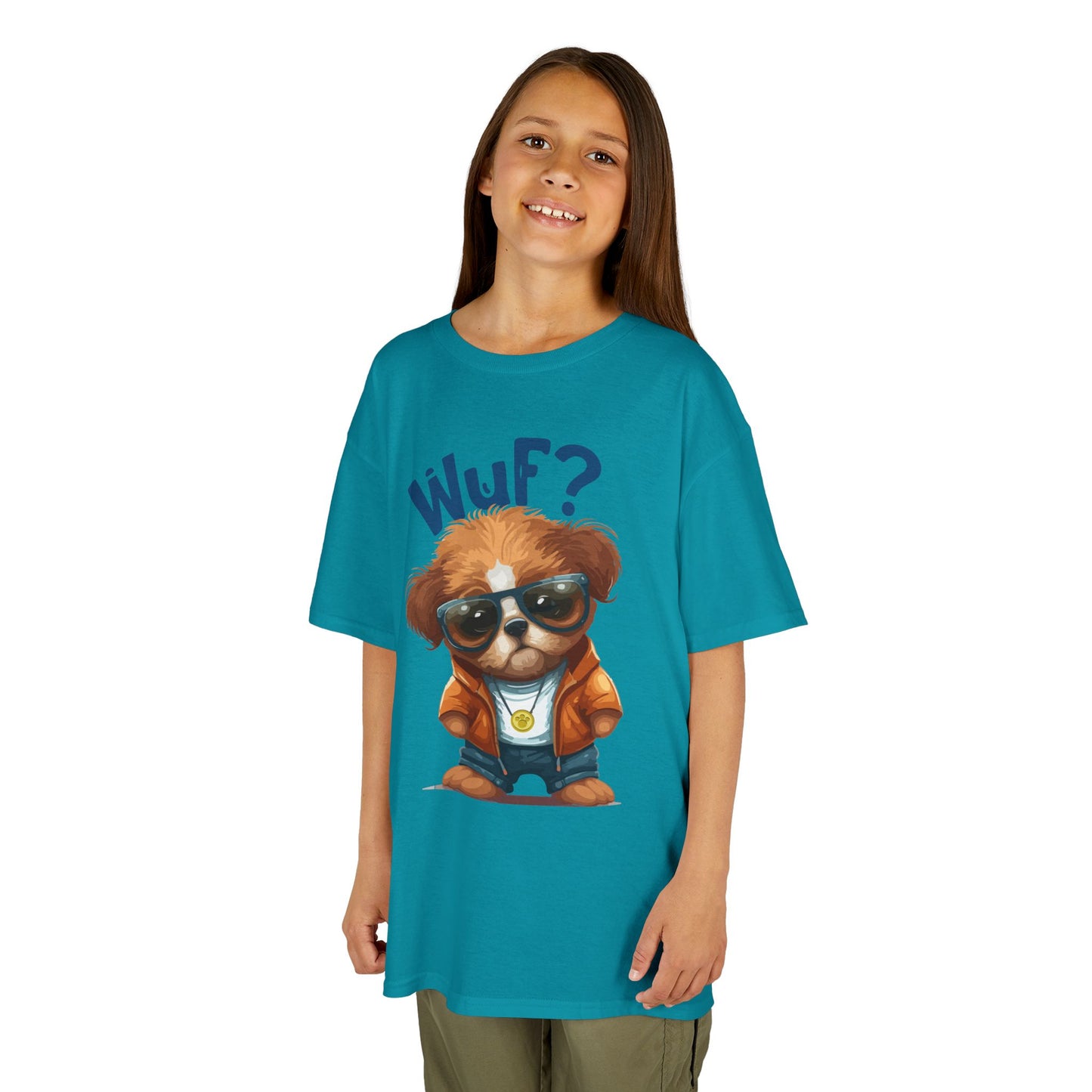 Kids Heavy Cotton™ Tee Wuf?