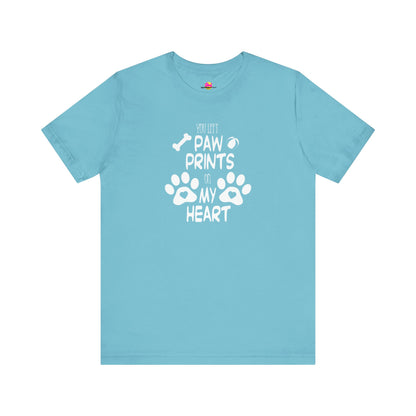 You Left Paw Prints On My Heart T-Shirt