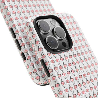 Cute Cat Paw Waving Bye Tough Phone Case