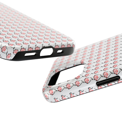 Cute Cat Paw Waving Bye Tough Phone Case