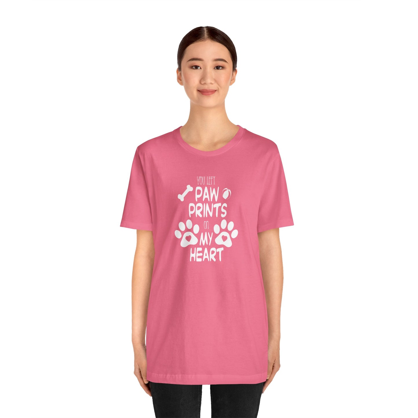 You Left Paw Prints On My Heart T-Shirt
