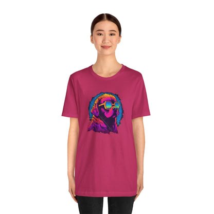 Stellar Rescuer: St. Bernard in Cosmic Frames T-Shirt