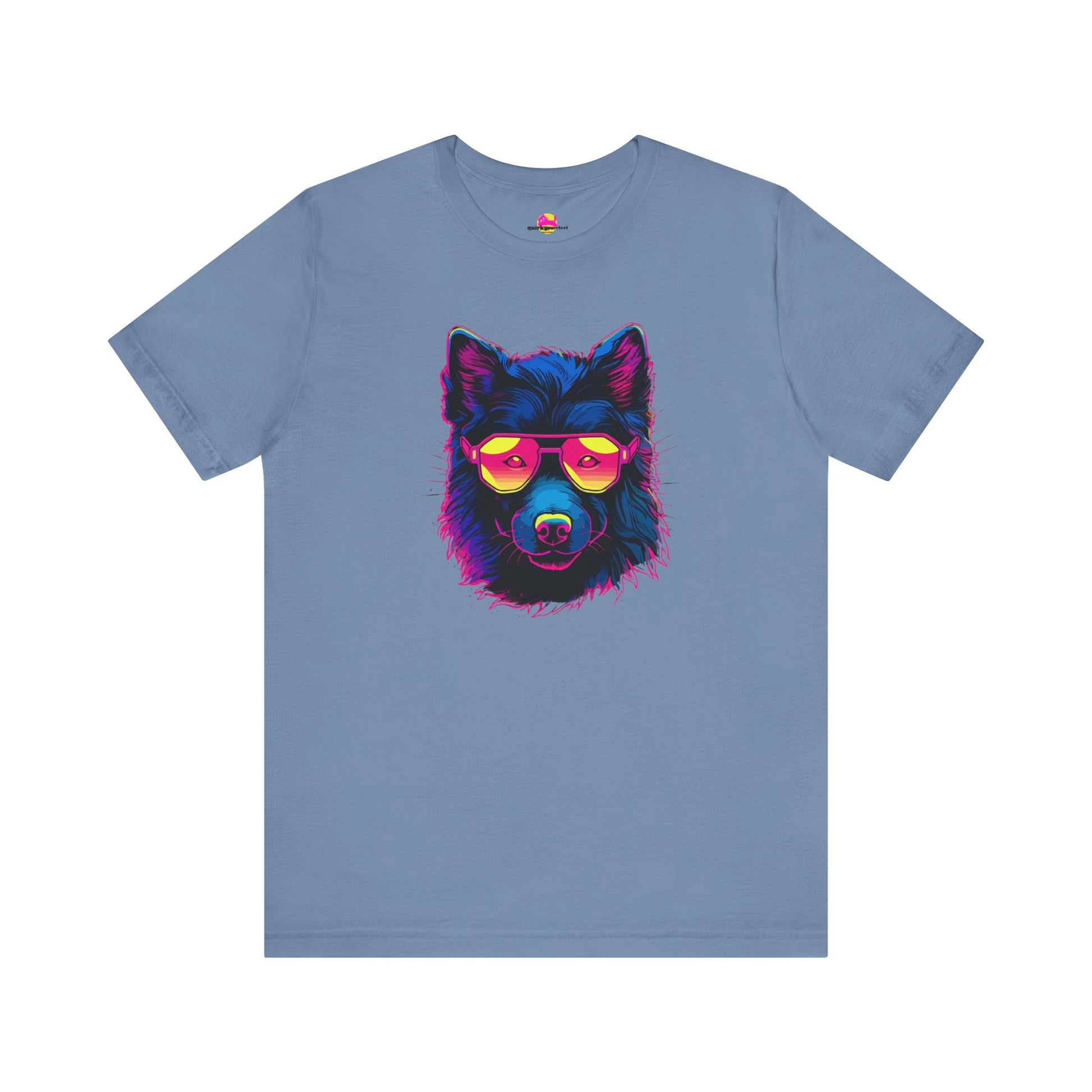 Cosmic Canine Agent Spy Dog on the City Horizon T-Shirt alternate product view 9
