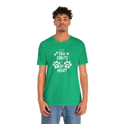 You Left Paw Prints On My Heart T-Shirt