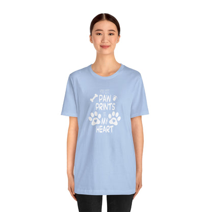 You Left Paw Prints On My Heart T-Shirt