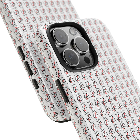 Cute Cat Paw No No! Tough Phone Cases