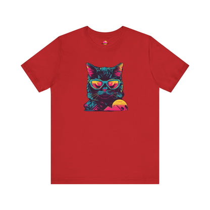 Feline Pharaoh: Shades of Cool in the Desert Sun T-Shirt