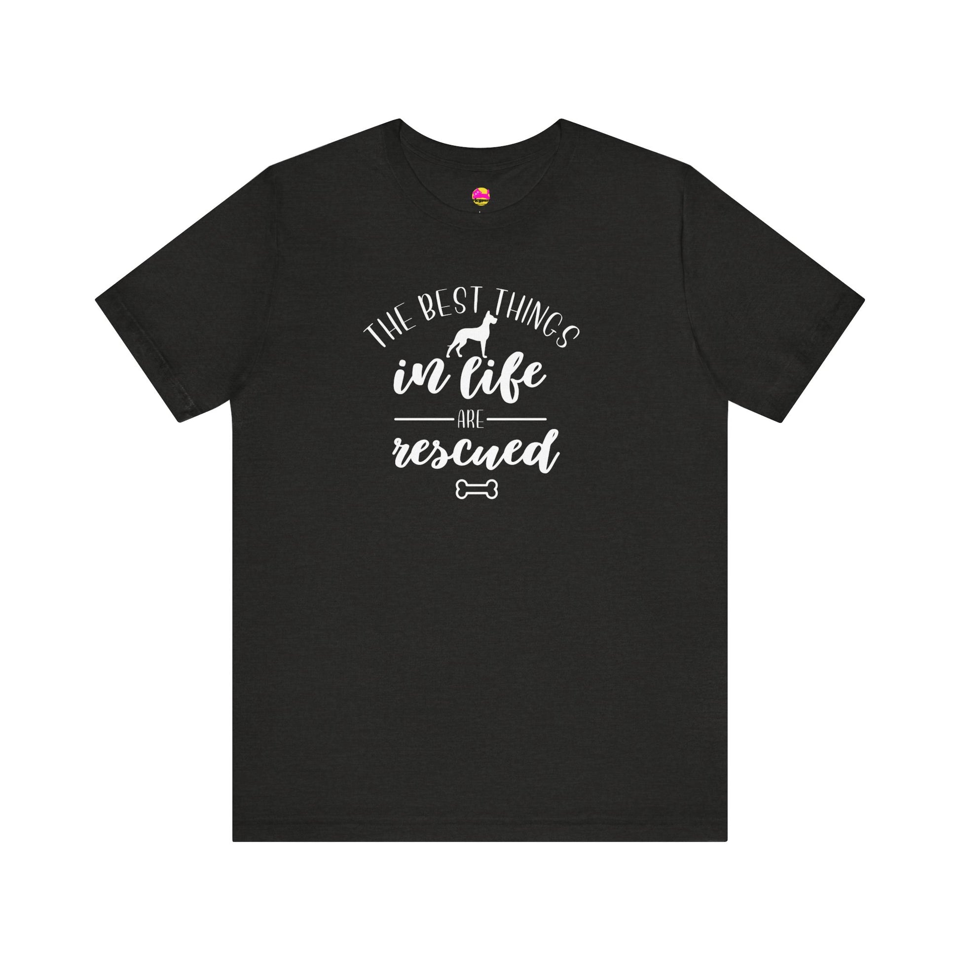 The Best Things In Life Are Rescued T-Shirt alternate product view 5