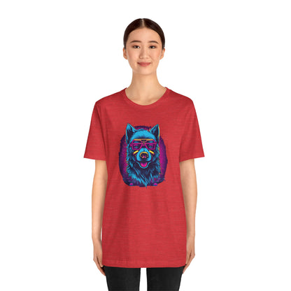 Wisdom in the Cosmos: Celestial Vision of the Cosmic Wolf T-Shirt