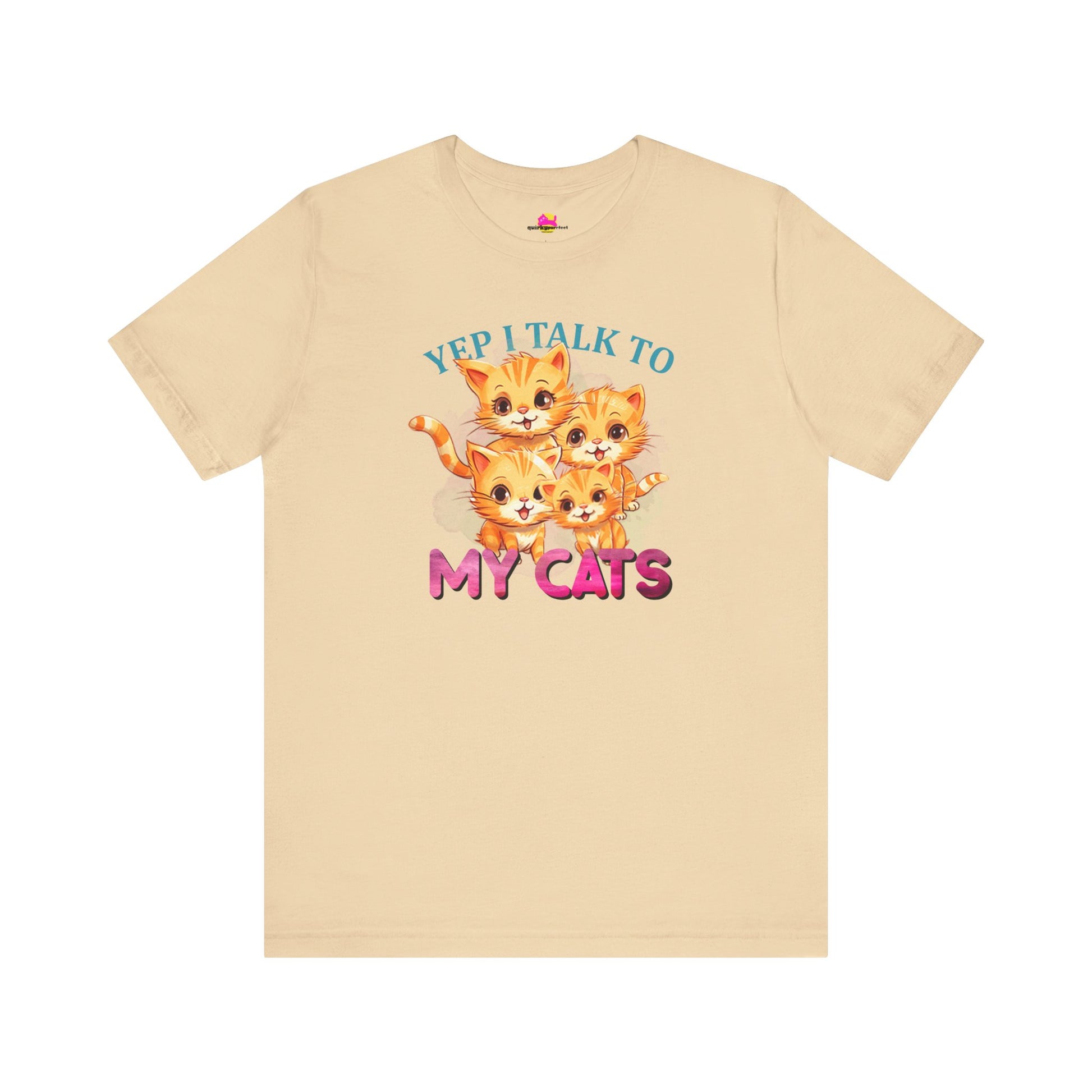 Yep, I Talk to My Cats T-Shirt alternate product view 4