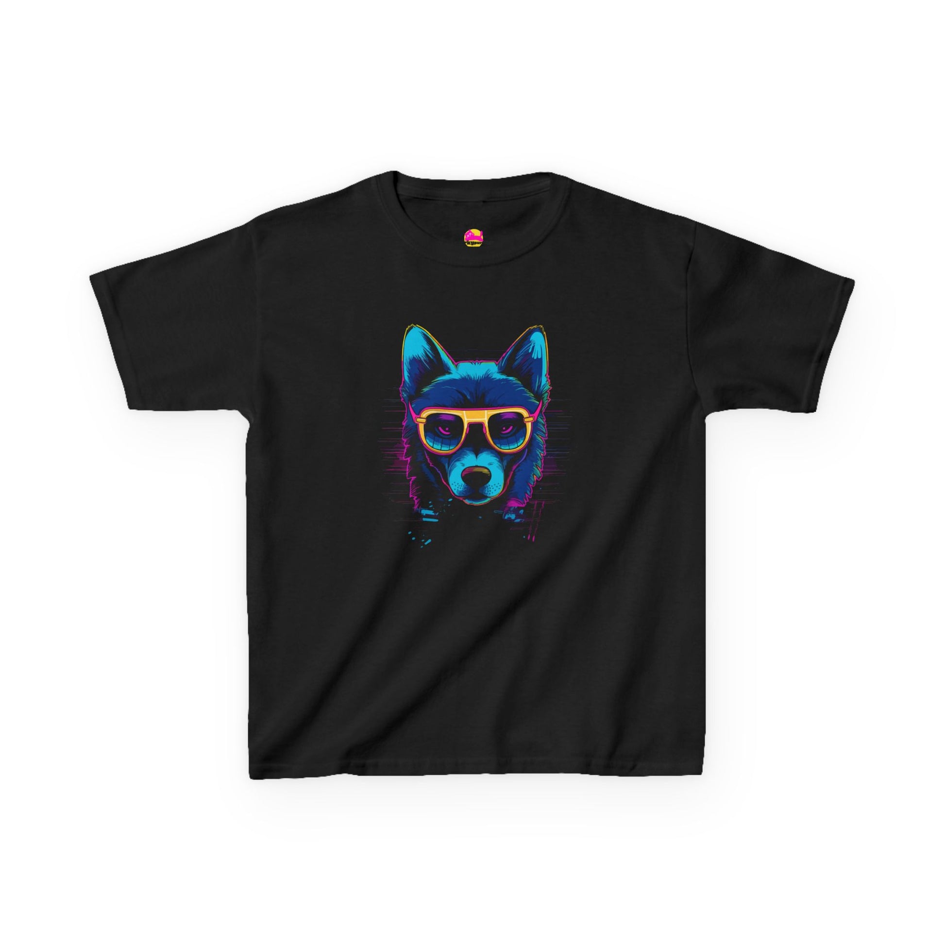 Cosmic Steel Wolf Kids Tee alternate product view 2