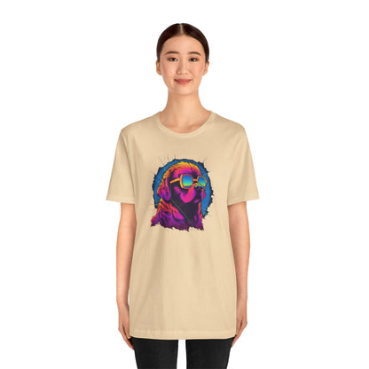 Stellar Rescuer: St. Bernard in Cosmic Frames T-Shirt