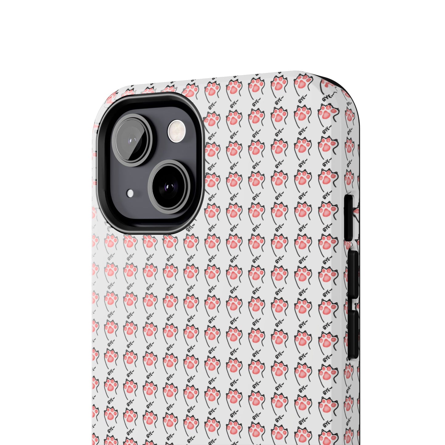 Cute Cat Paw Waving Bye Tough Phone Case