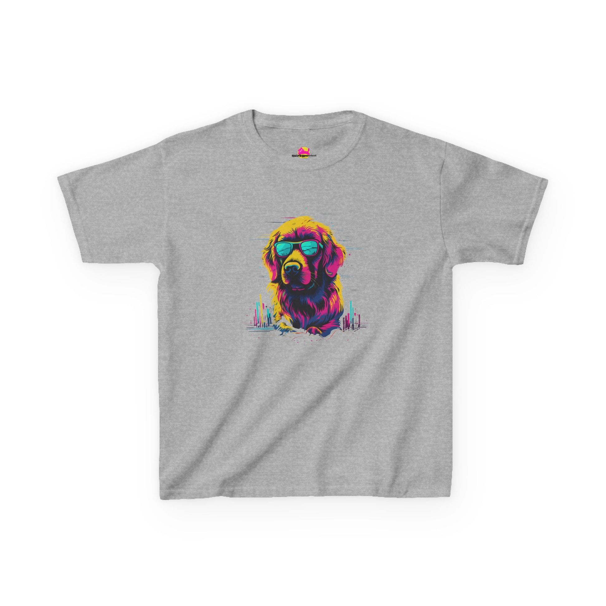 Cosmic Canine Cool Shades and Skylines T-Shirt alternate product view 3