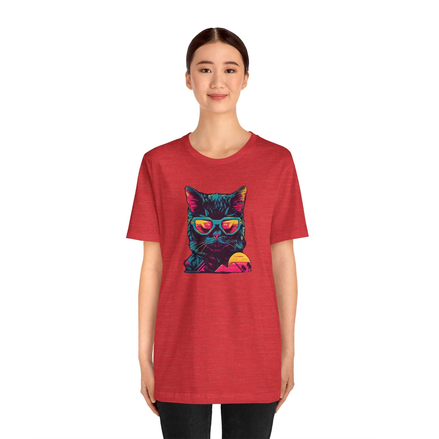Feline Pharaoh: Shades of Cool in the Desert Sun T-Shirt