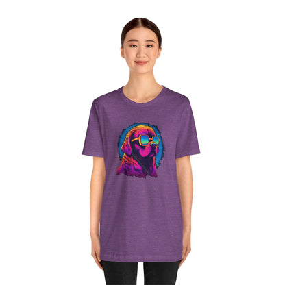 Stellar Rescuer: St. Bernard in Cosmic Frames T-Shirt