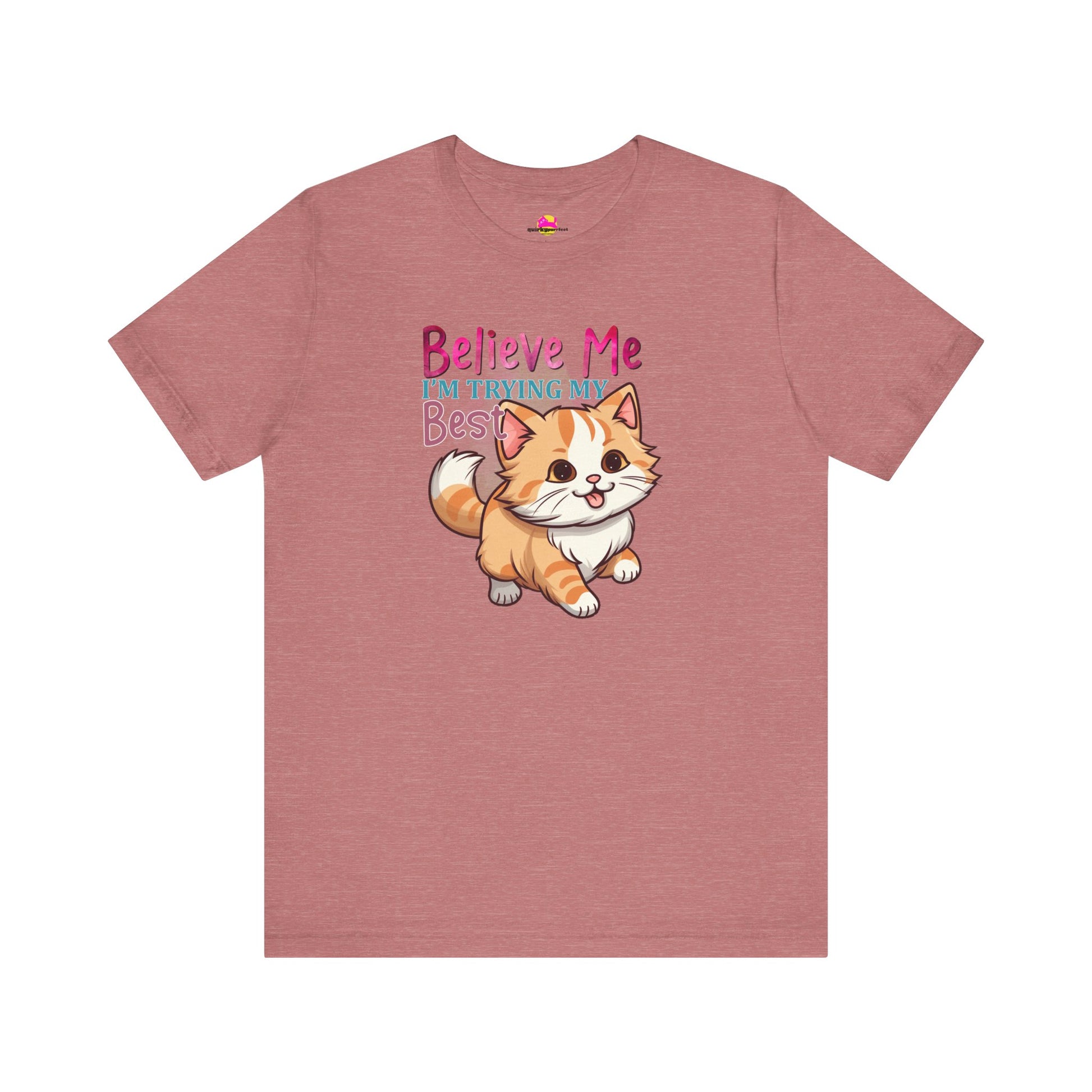 Believe Me I’m Trying My Best funny motivational graphic t-shirt