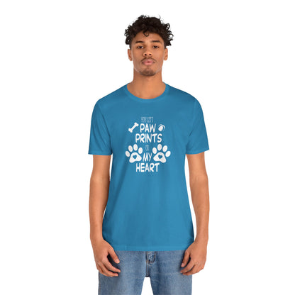 You Left Paw Prints On My Heart T-Shirt