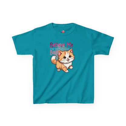 Kids Heavy Cotton Tee - Believe Me I'm Trying My Best T-Shirt