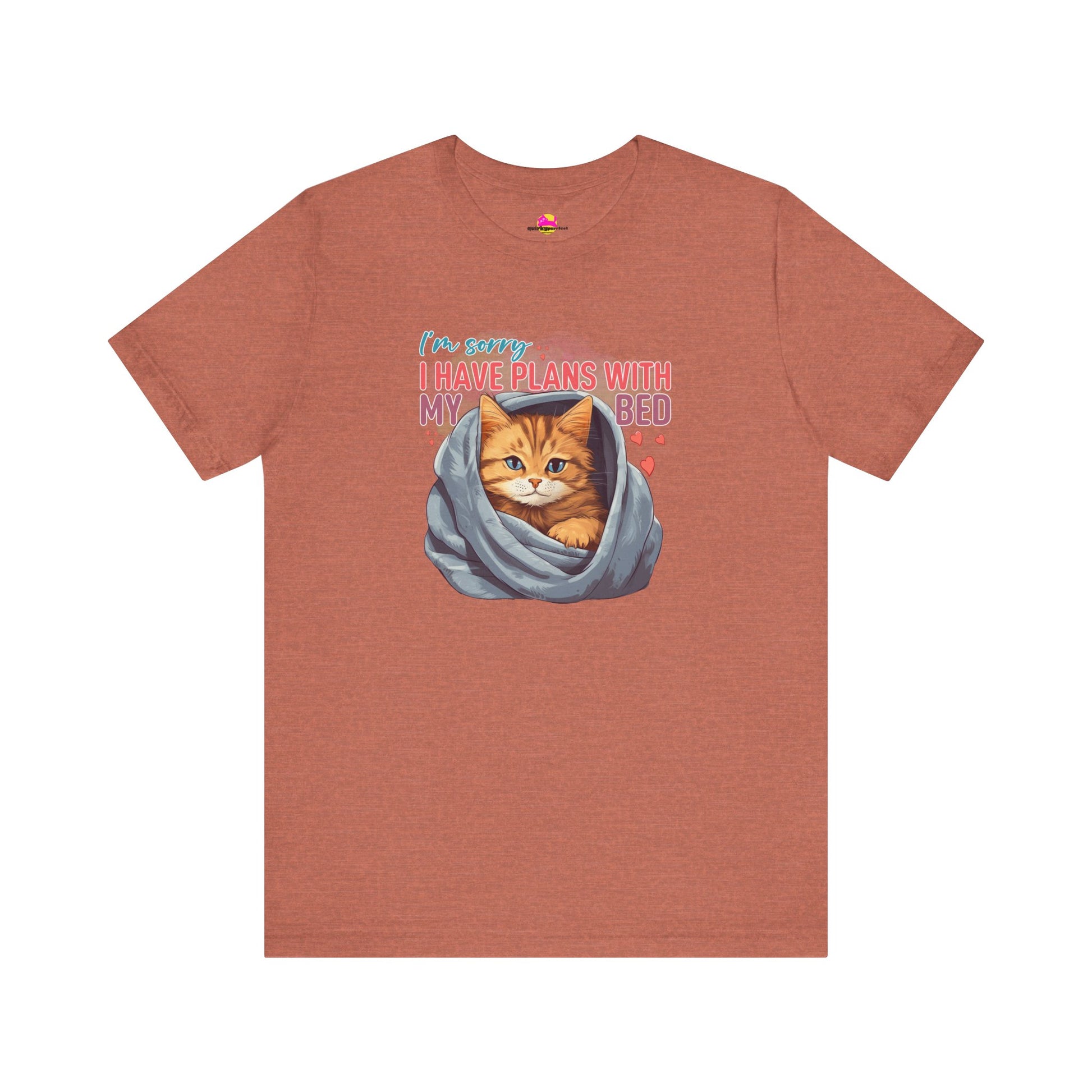 I Have Plans With My Bed T-Shirt alternate product view 3