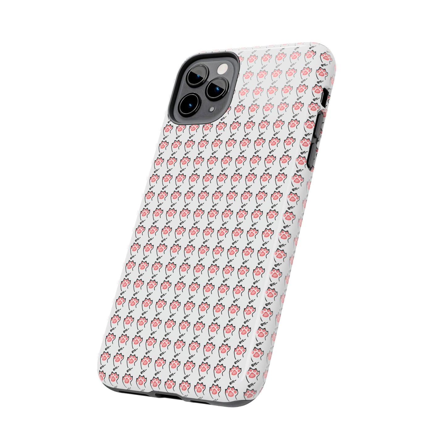 Cute Cat Paw Waving Bye Tough Phone Case