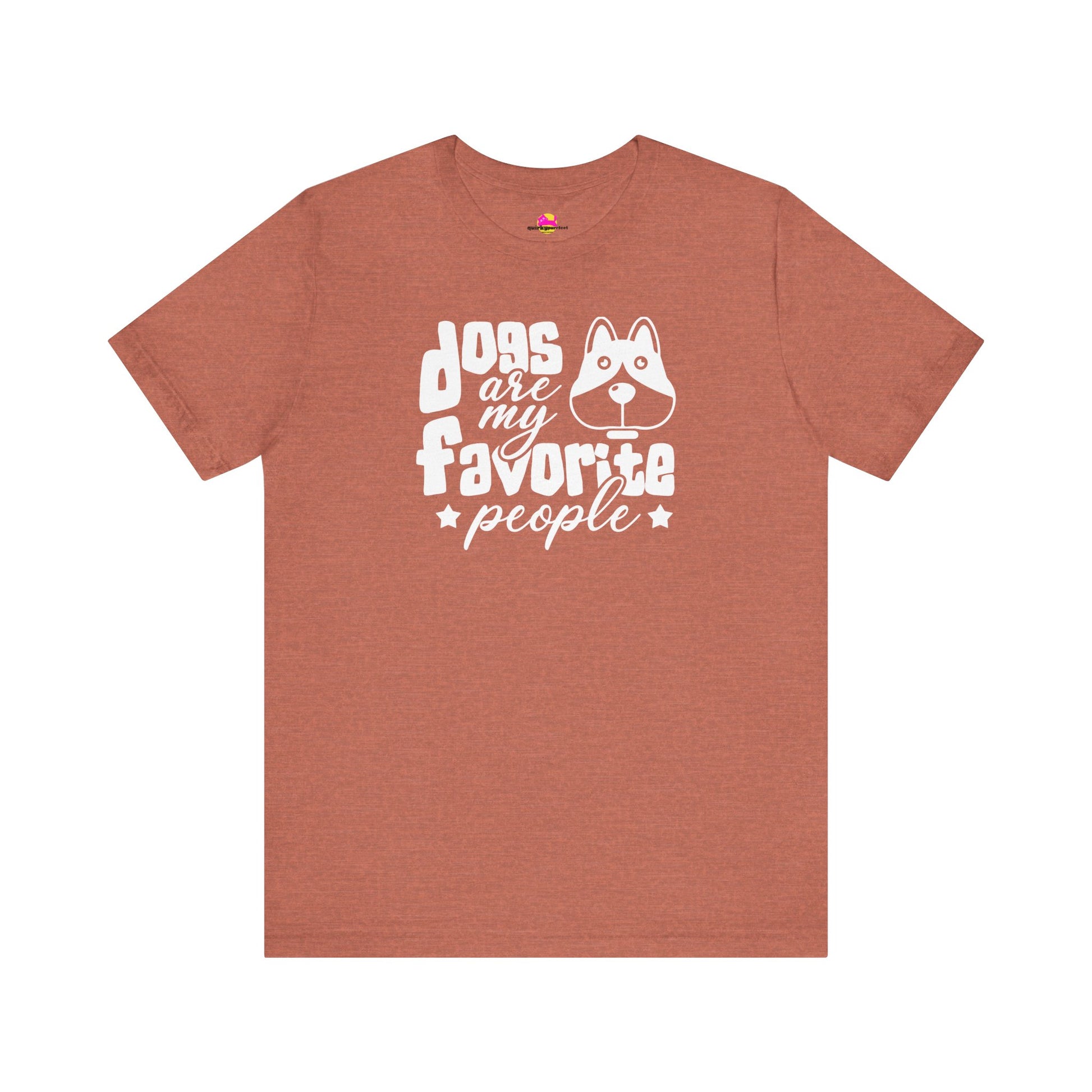 Dogs Are My Favorite People T-Shirt alternate product view 3
