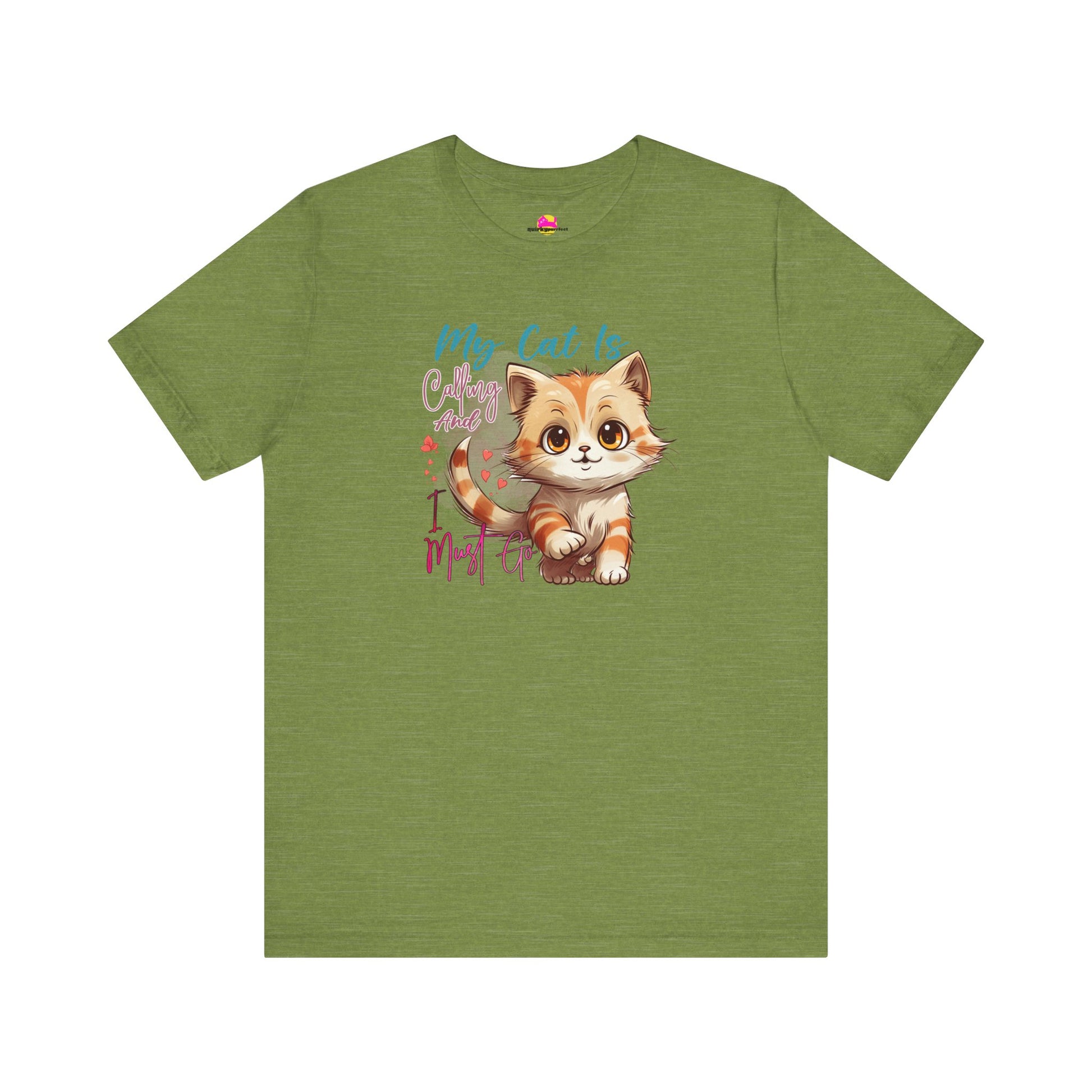 My Cat Is Calling Me I Must Go T-Shirt alternate product view 7