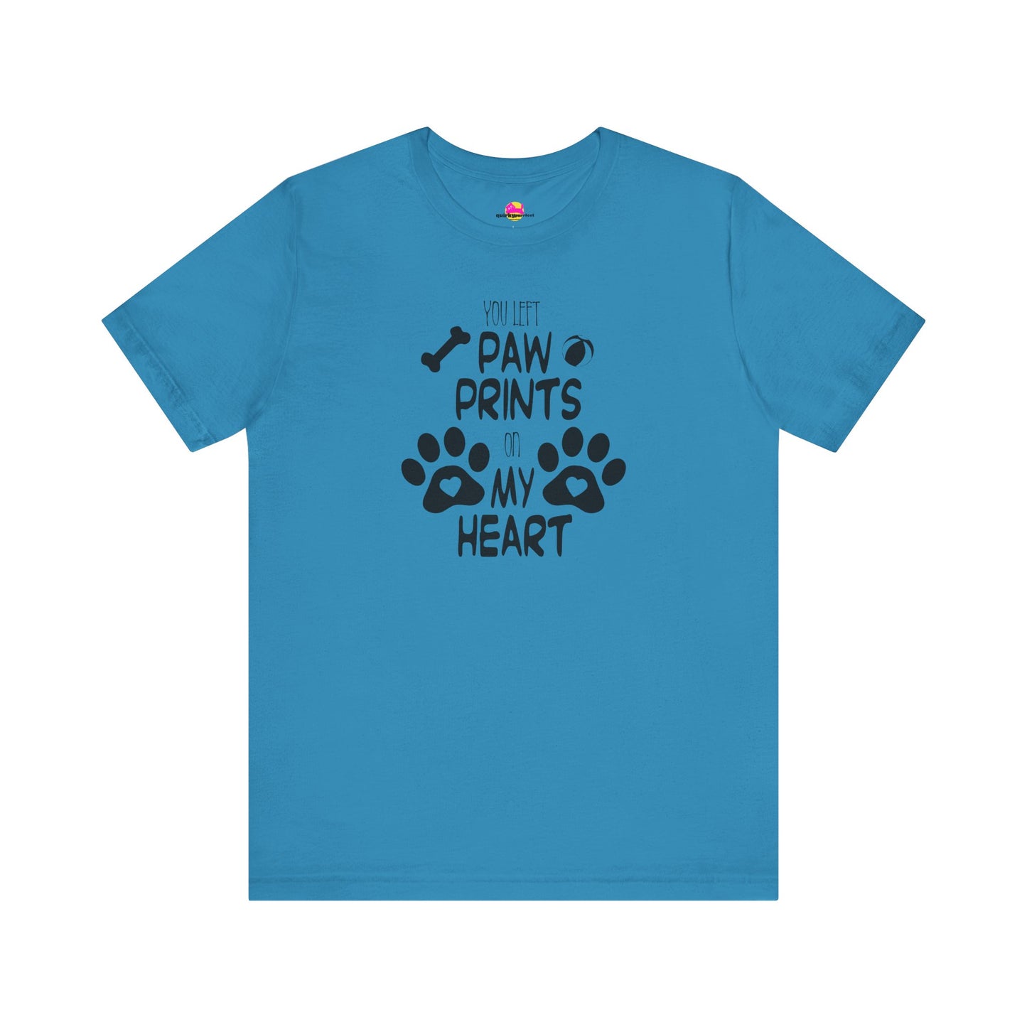 You Left Paw Prints On My Heart T-Shirt