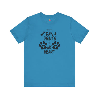You Left Paw Prints On My Heart T-Shirt