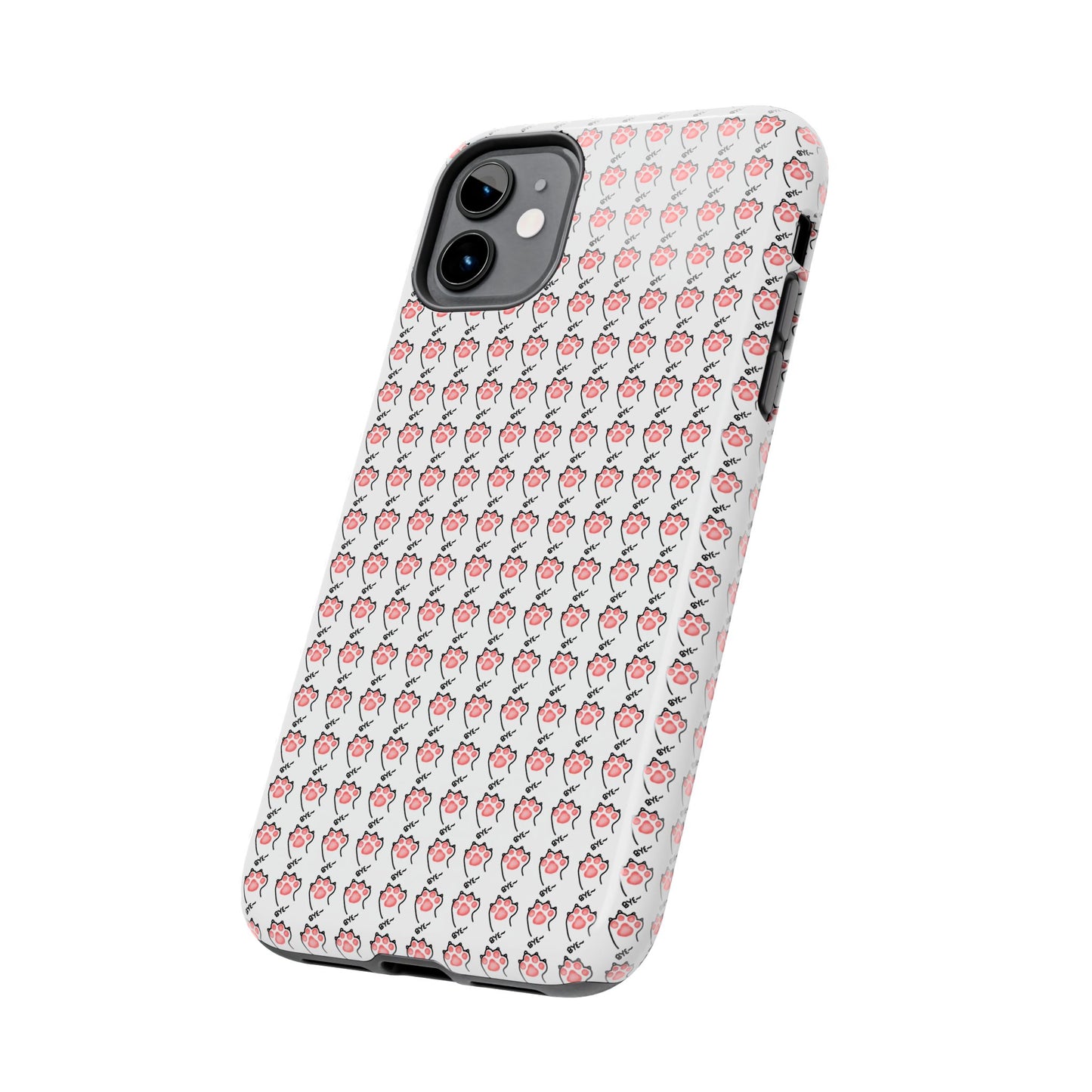 Cute Cat Paw Waving Bye Tough Phone Case