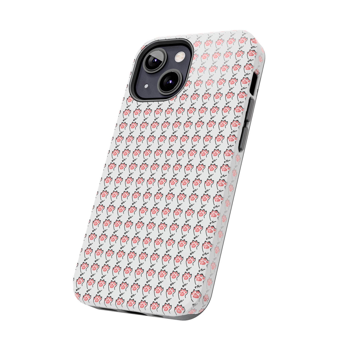 Cute Cat Paw Waving Bye Tough Phone Case