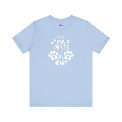 You Left Paw Prints On My Heart T-Shirt