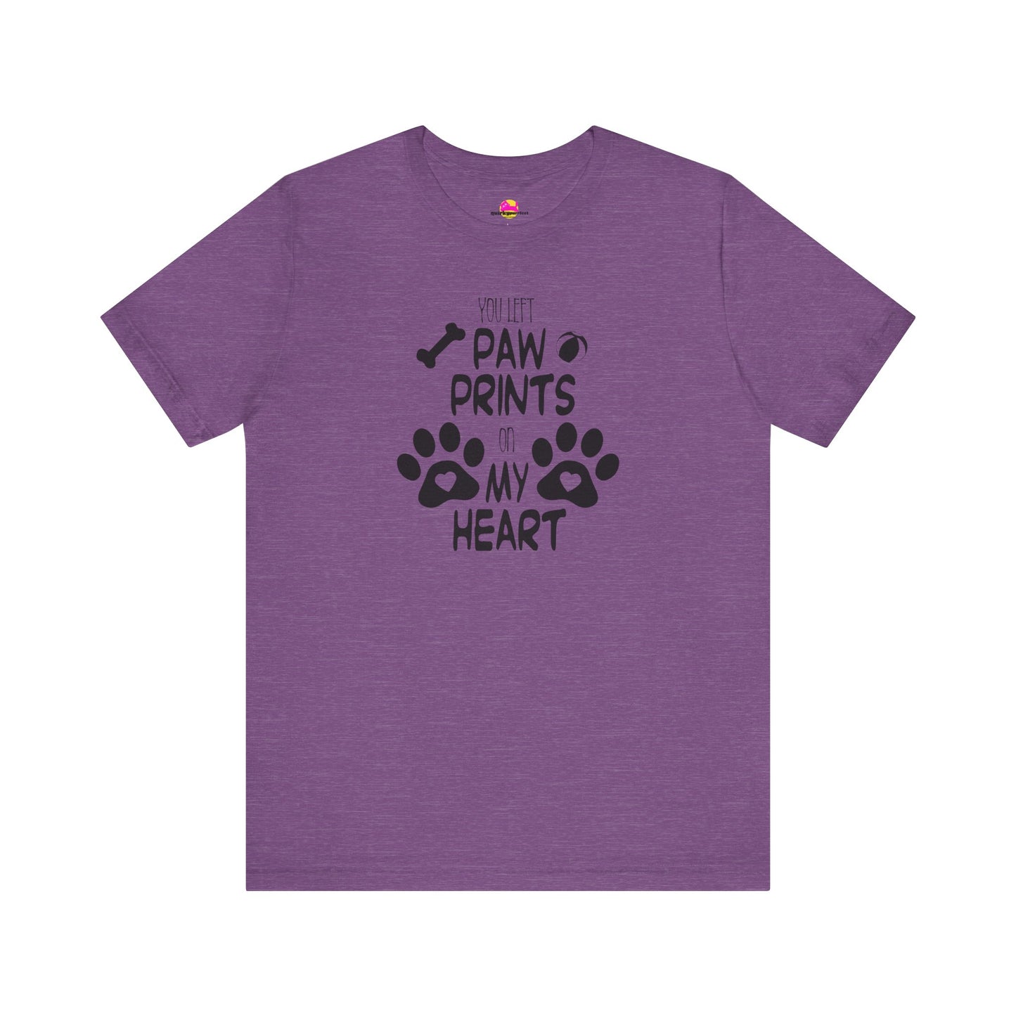 You Left Paw Prints On My Heart T-Shirt