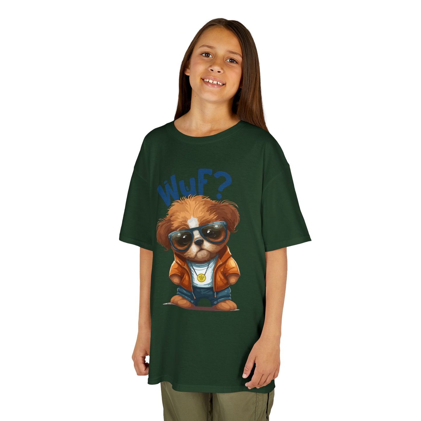 Kids Heavy Cotton™ Tee Wuf?