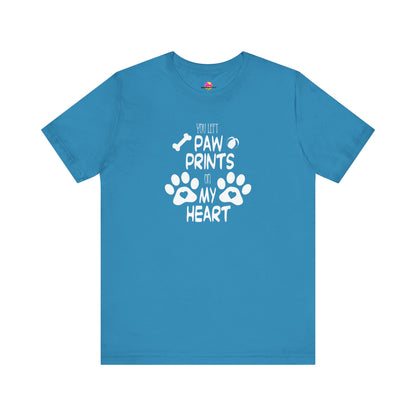 You Left Paw Prints On My Heart T-Shirt
