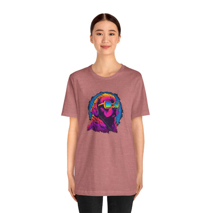 Stellar Rescuer: St. Bernard in Cosmic Frames T-Shirt