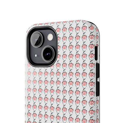 Cute Cat Paw Waving Bye Tough Phone Case