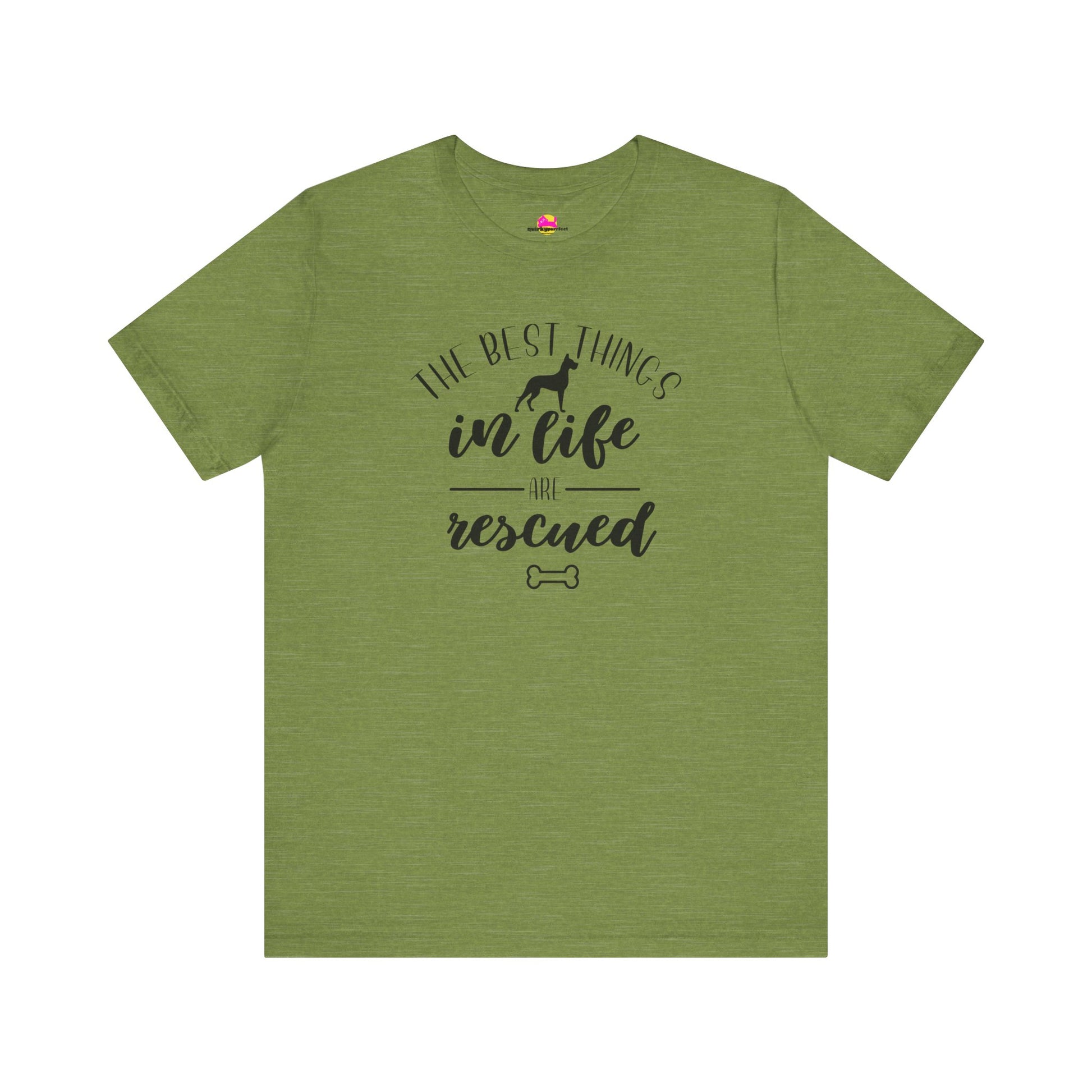 The Best Things In Life Are Rescued T-Shirt alternate product view 6