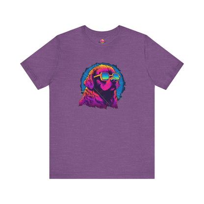 Stellar Rescuer: St. Bernard in Cosmic Frames T-Shirt