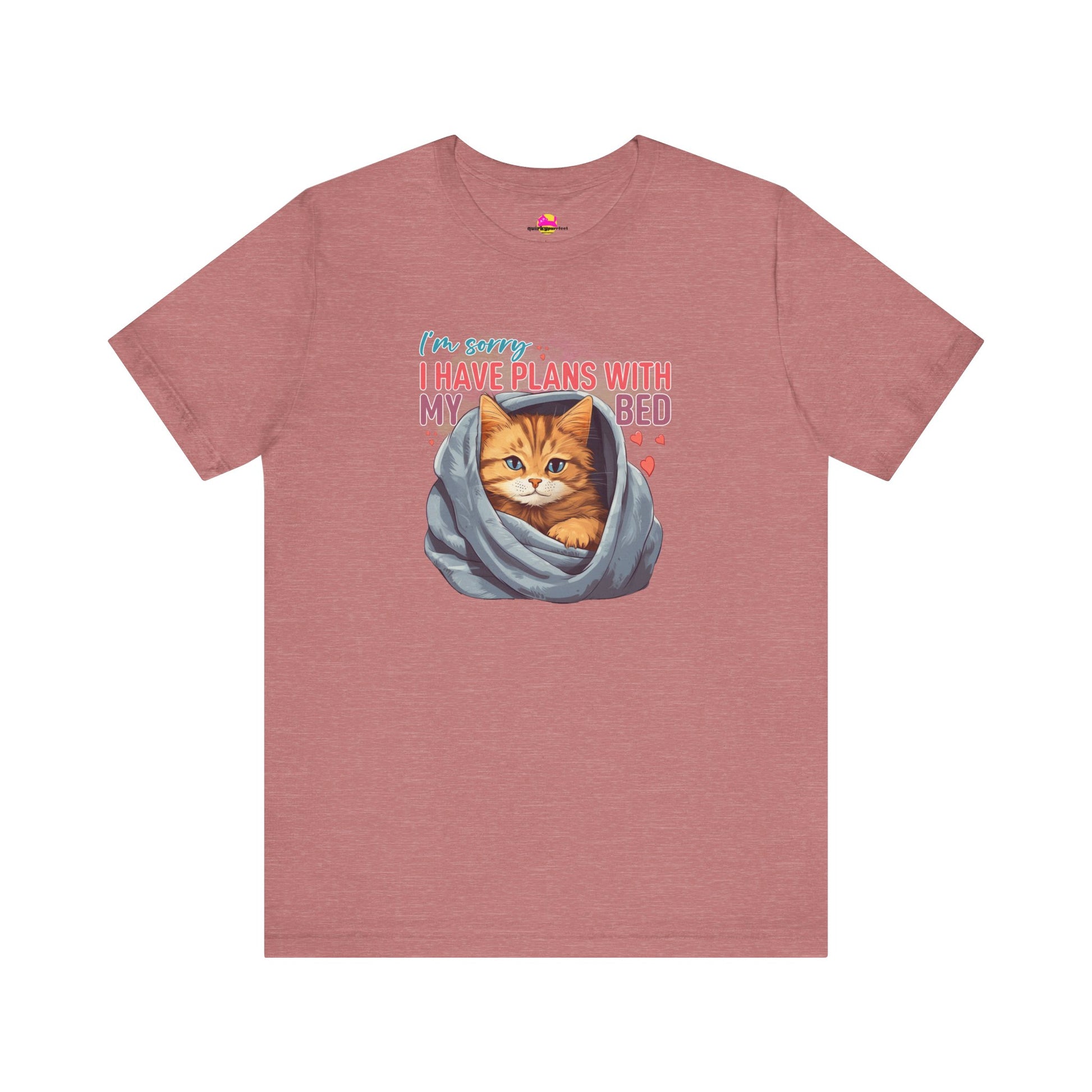 I Have Plans With My Bed T-Shirt alternate product view 1