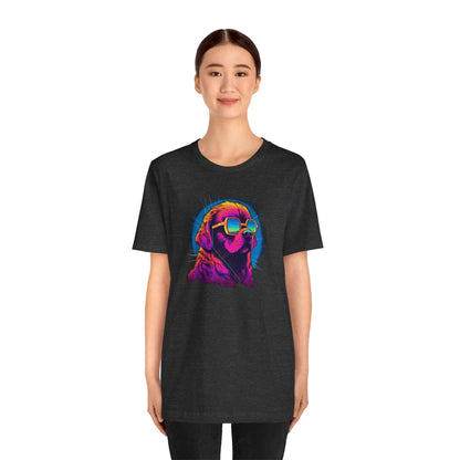 Stellar Rescuer: St. Bernard in Cosmic Frames T-Shirt